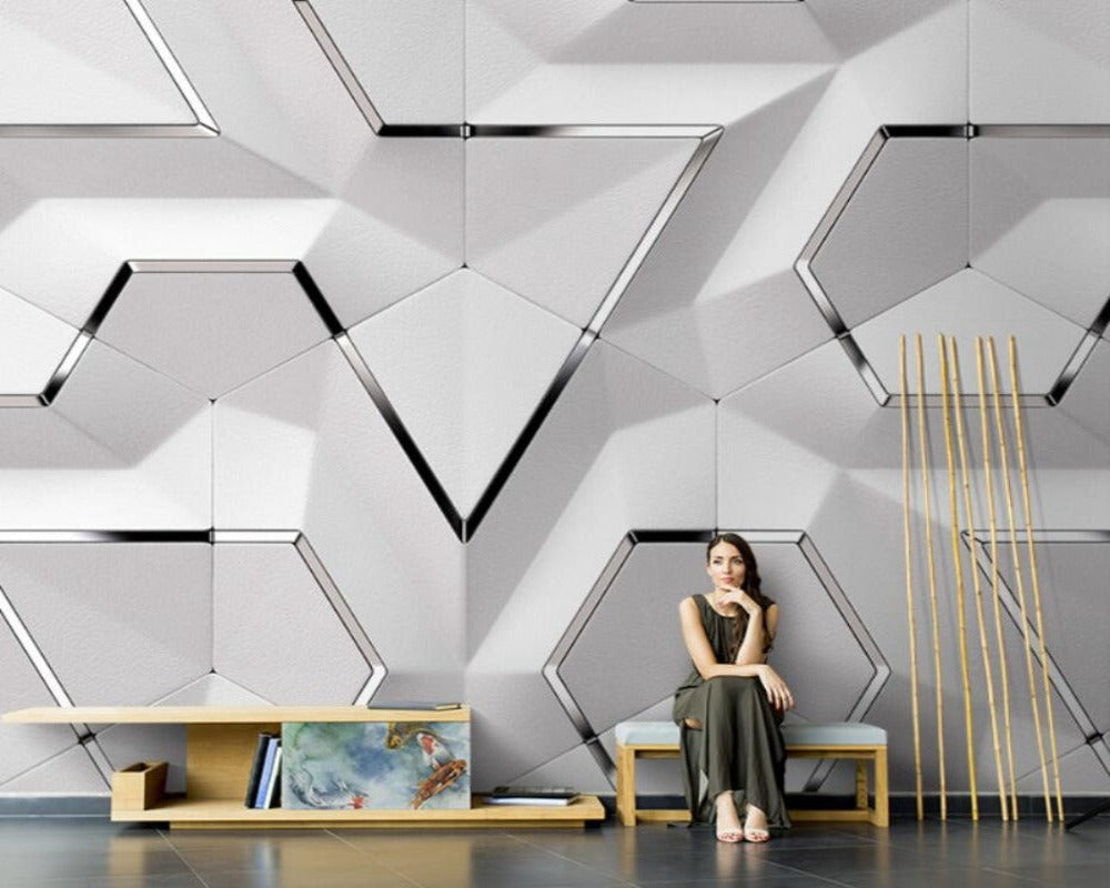 3D Wallpaper Geometric Series VII